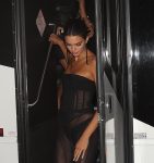 Kendall Jenner Sexy See Through Dress
