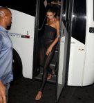 Kendall Jenner Sexy See Through Dress