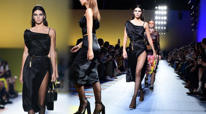 Kendall Jenner – Versace Fashion Show in Milan
