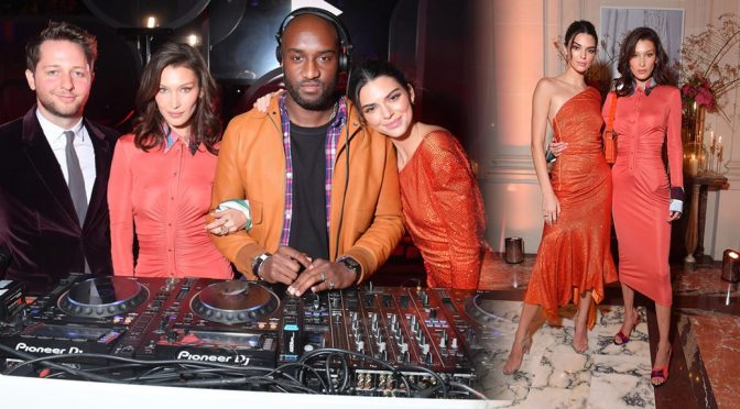 Kendall Jenner & Bella Hadid – YouTube Cocktail Party in Paris