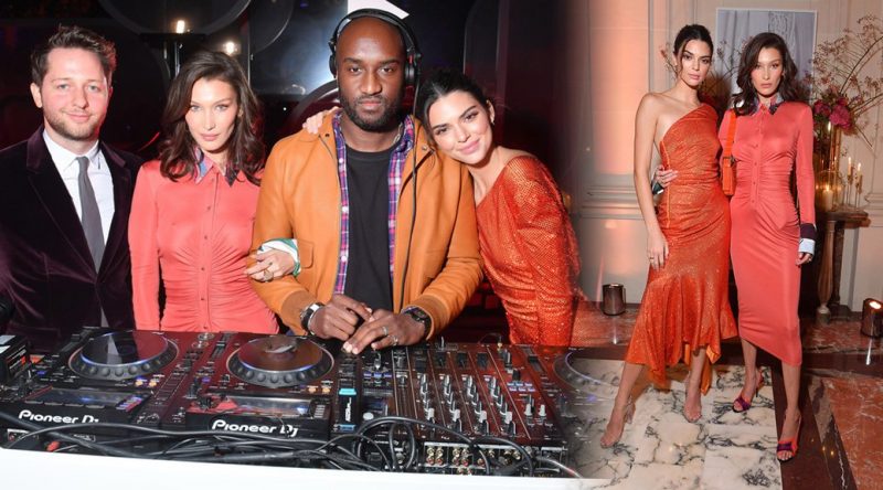 Kendall Jenner & Bella Hadid – YouTube Cocktail Party in Paris