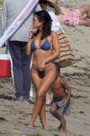 Kourtney Kardashian Bikini On Beach