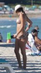 Laura Monroy Topless Sunbathing