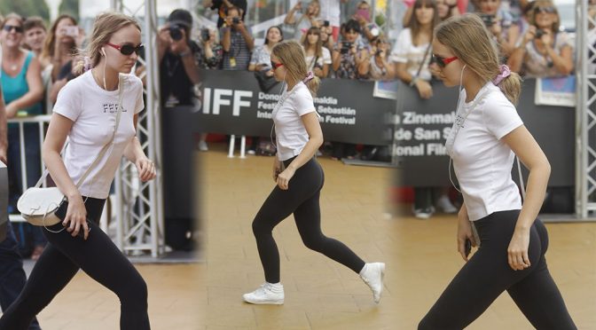 Lily-Rose Depp – Ass Candids in San Sebastian