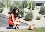 Madison Beer Sexy Legs In Short Red Dress
