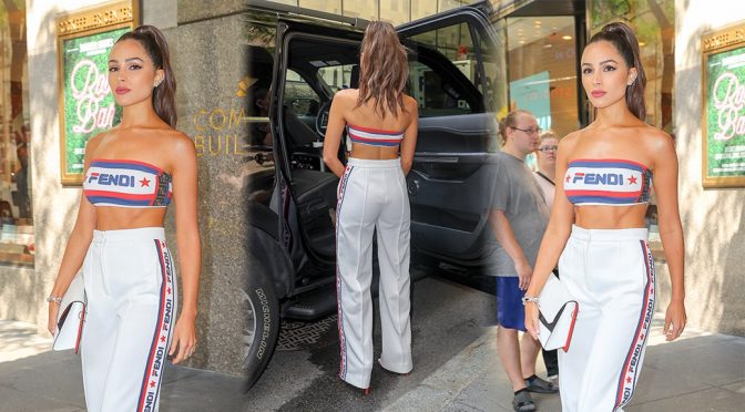 Olivia Culpo – Candids at NBC Studios in New York