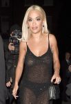 Rita Ora Braless Boobs