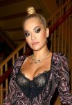 Rita Ora Sexy Sheer Bra