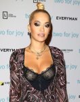 Rita Ora Sexy Sheer Bra