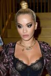 Rita Ora Sexy Sheer Bra
