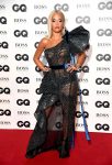 Rita Ora Sexy Sheer Dress