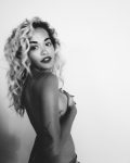 Rita Ora Topless Handbra
