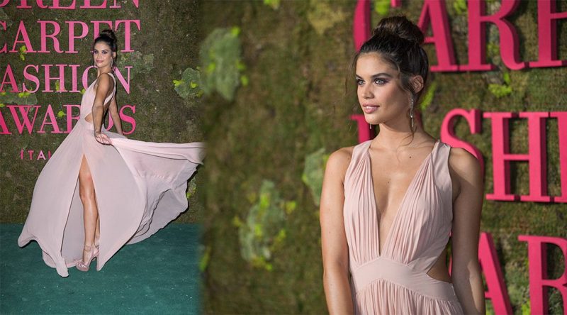 Sara Sampaio – Green Carpet Fashion Awards in Milan