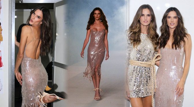 Alessandra Ambrosio – Le Lis Blanc Fashion Show in Sao Paulo