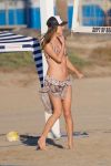 Alessandra Ambrosio Bikini On The Beach