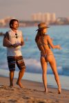 Alessandra Ambrosio Bikini On The Beach