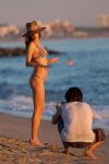 Alessandra Ambrosio Bikini On The Beach