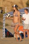 Alessandra Ambrosio Bikini On The Beach