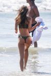Alexis Ren Sexy Thong Bikini