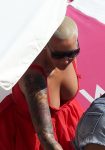 Amber Rose Big Boobs In Bikini