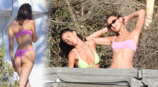 Bella Hadid – Bikini Candids in Malibu