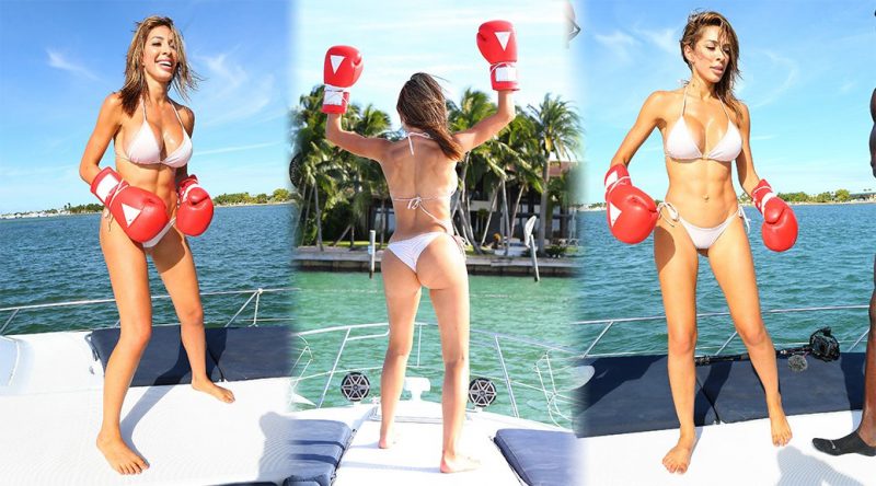 Farrah Abraham – BIkini Photoshoot on Yacht in Miami