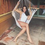Jessica Decote White Swimsuit