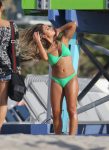Jessie James Decker Green Bikini