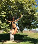 Kourtney Kardashian Black Bikini