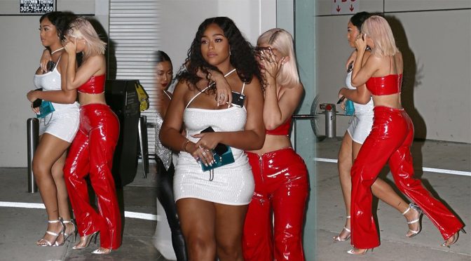 Kylie Jenner and Jordyn Woods – Sexy Candids in Miami