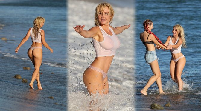Nikki Lund – Sexy Wet Photoshoot in Malibu