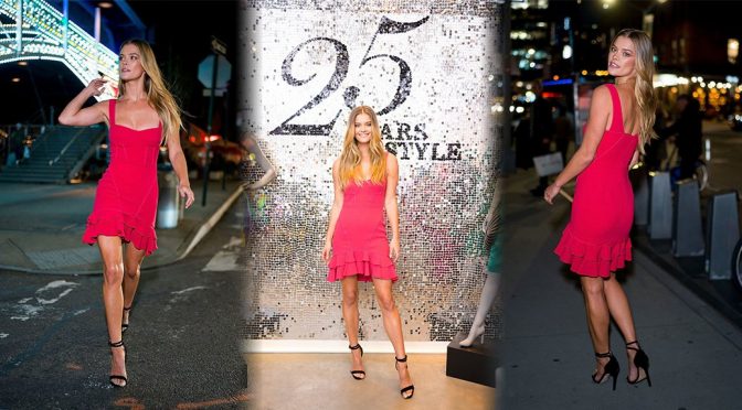 Nina Agdal – Intermix 25th Anniversary Party in New York