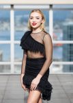 Peyton Roi List Sexy Legs In Black Dress