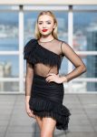 Peyton Roi List Sexy Legs In Black Dress