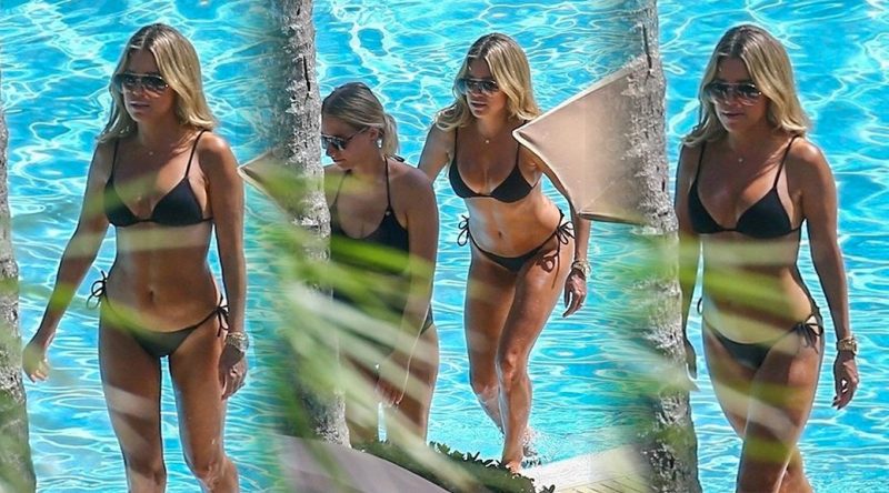 Sylvie Meis – Bikini Candids in Miami