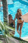 Sylvie Meis Bikini By Pool