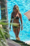 Sylvie Meis Bikini By Pool