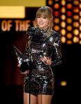 Taylor Swift Sexy Silver Dress