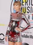 Taylor Swift Sexy Silver Dress