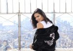 Adriana Lima Sexy Tight Leather Pants