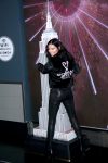 Adriana Lima Sexy Tight Leather Pants