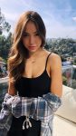 Alexis Ren Black Tank Top