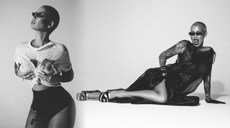 Amber Rose – “Galore” Magazine Photoshoot