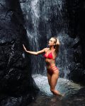 Annalynne Mccord Red Bikini