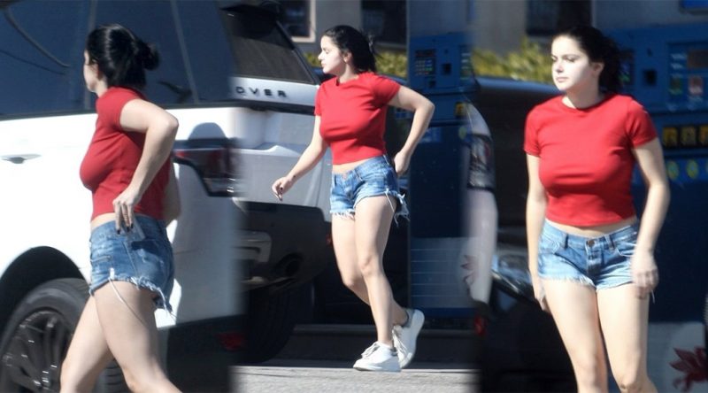 Ariel Winter – Braless Candids in Studio City