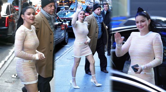 Ariel Winter Visiting Good Morning America in New York