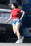 Ariel Winter Sexy Braless In Red