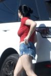 Ariel Winter Sexy Braless In Red