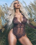 Aubrey O'day Sexy Skimpy Lingerie