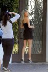Charlotte Mckinney Sexy Little Black Dress